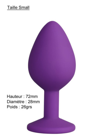 Plug bijou violet Small - DB-RY067PUR